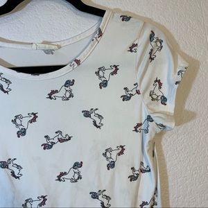 Pimc Unicorn Short Sleeve Graphic T Shirt Size M